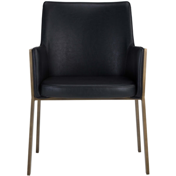 Home Fashion Bernadette Arm Chair Bravo Black