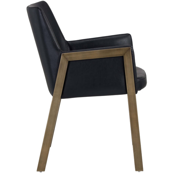 Home Fashion Bernadette Arm Chair Bravo Black