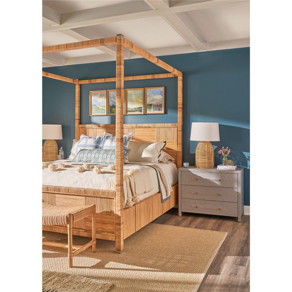 Home Fashion Bimini Chest Blue Seagrass