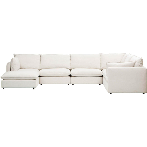 Home Fashion Blaise 7 Piece Sectional Nomad Snow