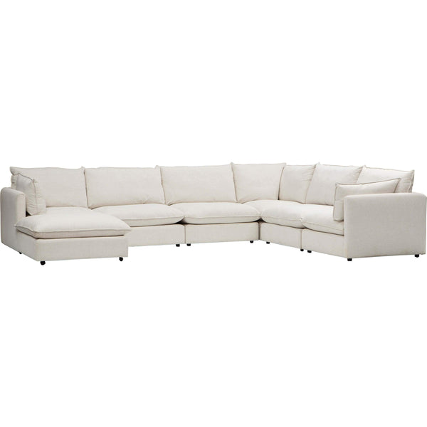 home fashion Blaise 7 Piece Sectional Nomad Snow