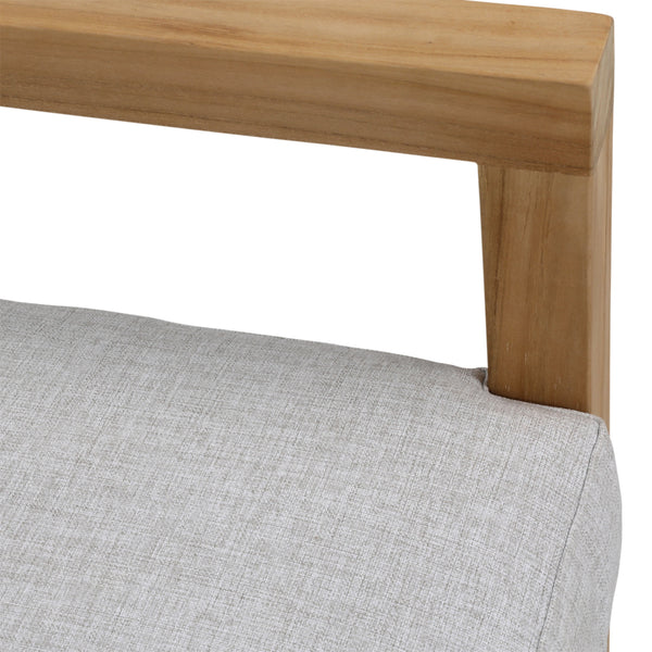 Home Fashion Boe Outdoor Chair Light Grey