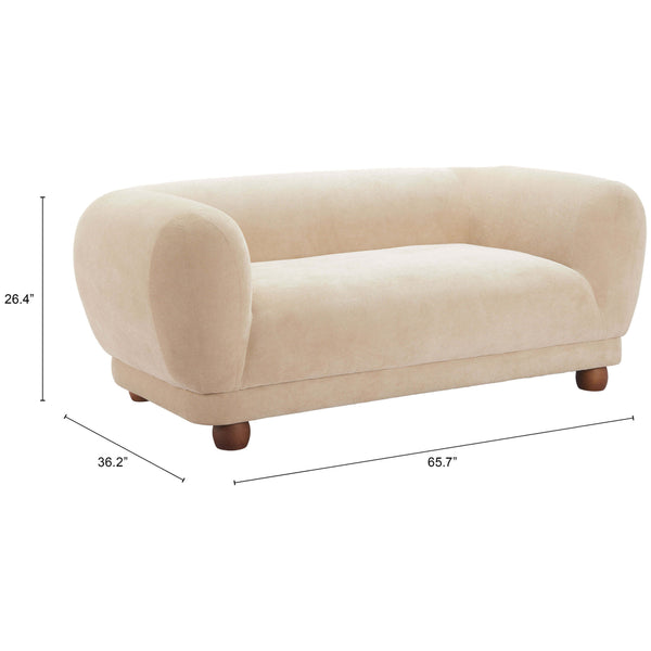 Home Fashion Boet Loveseat Taupe
