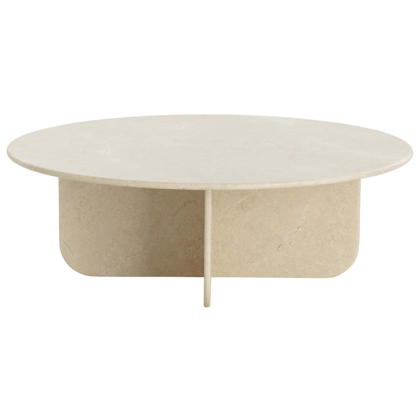 Home Fashion Bonita Round Coffee Table Cream