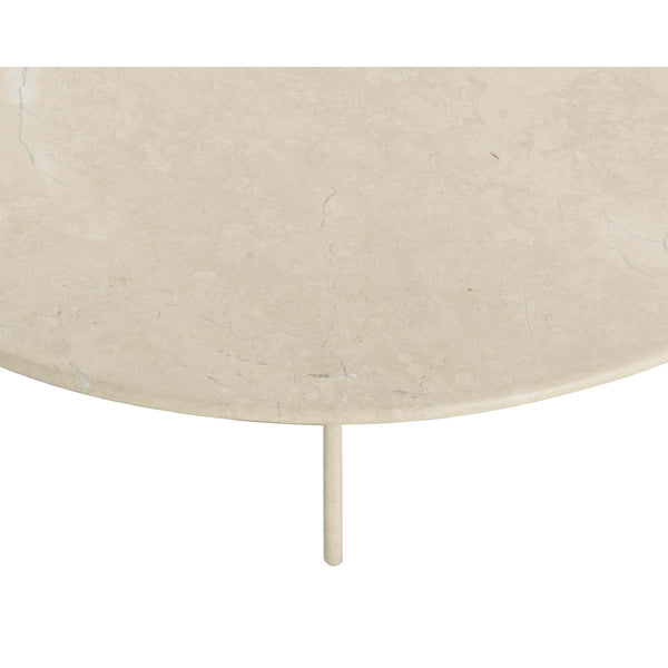 Home Fashion Bonita Round Coffee Table Cream