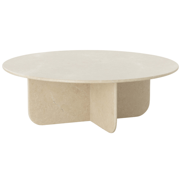 home fashion Bonita Round Coffee Table Cream