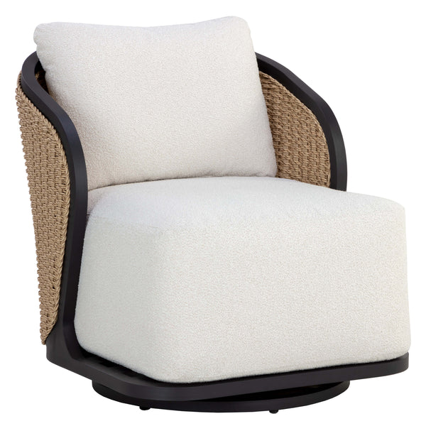 home fashion Bora Outdoor Swivel Chair Louis Cream