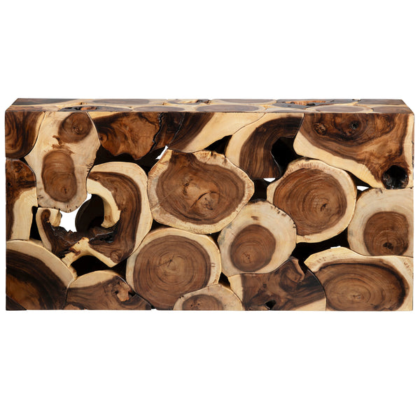 Home Fashion Borneo Console Table Brown