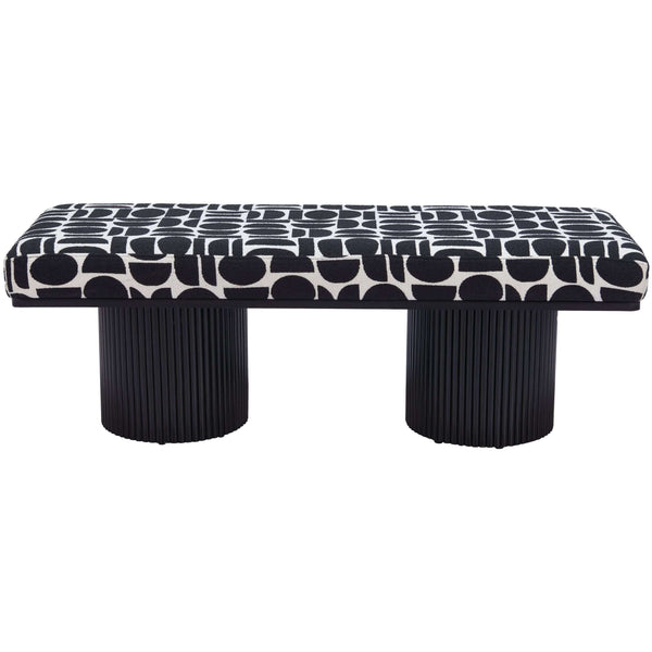 Home Fashion Botoia Bench Black & White