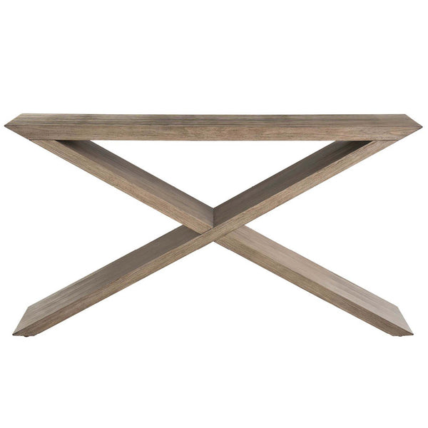 Home Fashion Boulder Cross Console Natural
