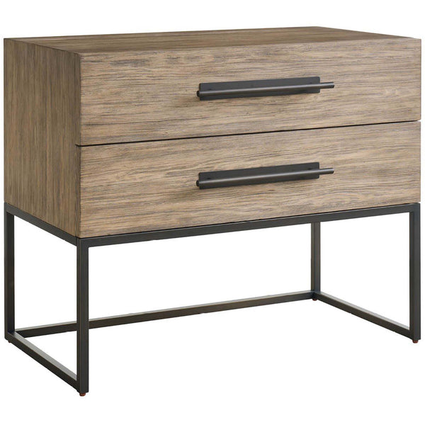 home fashion Boulder Metal Base Nightstand Boulder