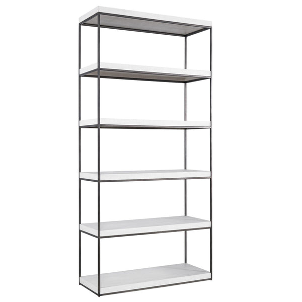 home fashion Braxton Etagere Rustic Oak