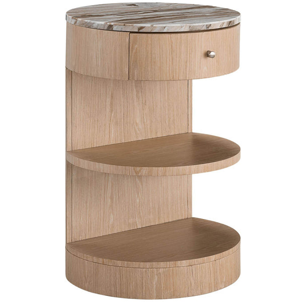 home fashion Breeze Nighstand White Oak