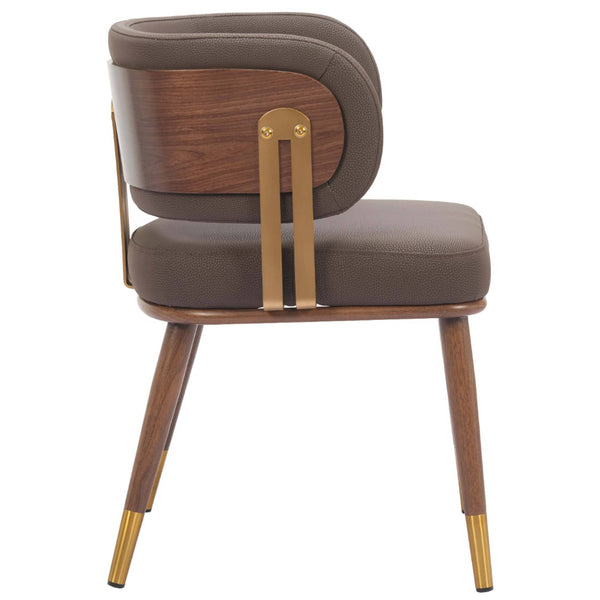 Home Fashion Brew Dining Chair Brown Set Of 2