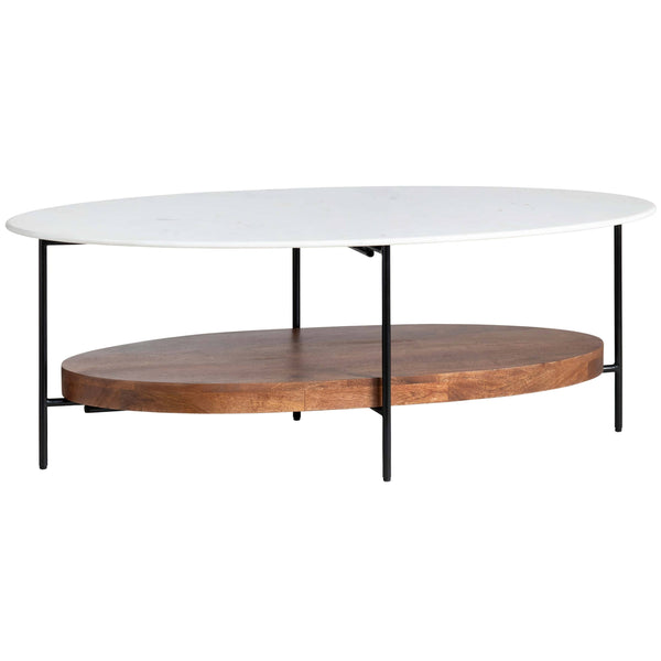 Home Fashion Brewpub Oval Cocktail Table