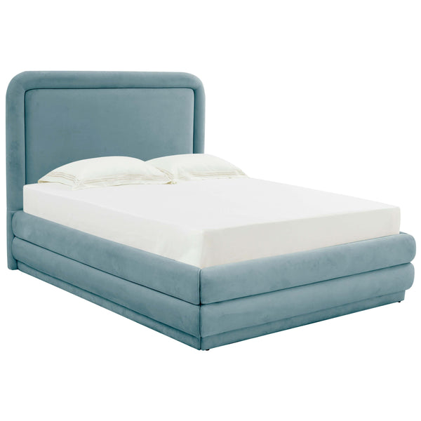 home fashion Briella Velvet Bed Bluestone