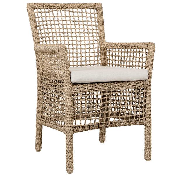 home fashion Brisbane Outdoor Dining Chair Natural