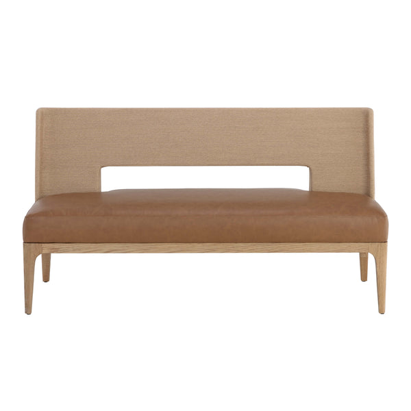 Home Fashion Brocco Bench Milliken Cognac