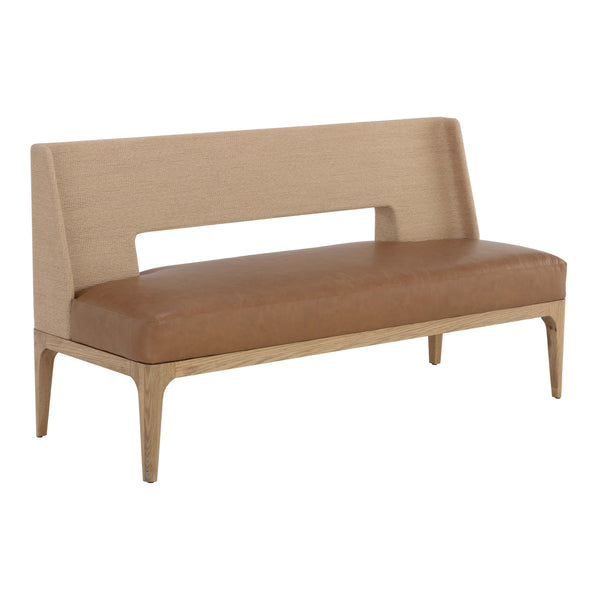 home fashion Brocco Bench Milliken Cognac