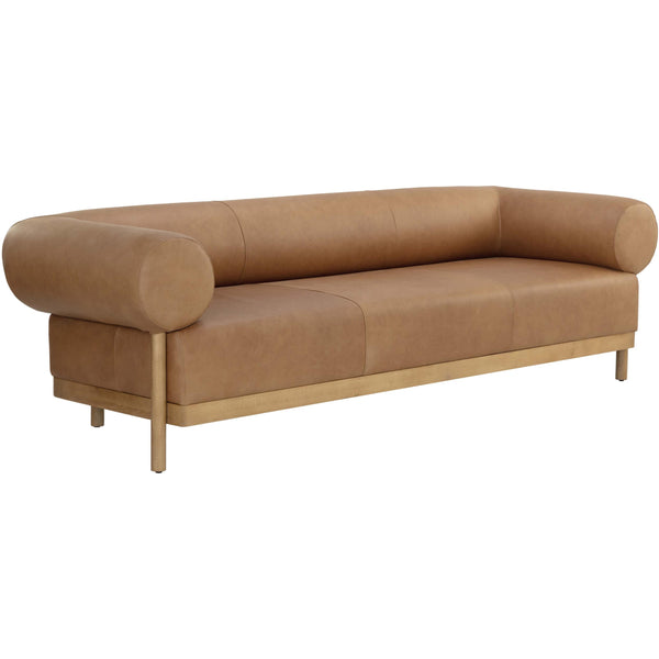 Home Fashion Bromley Leather Sofa Ludlow Sesame