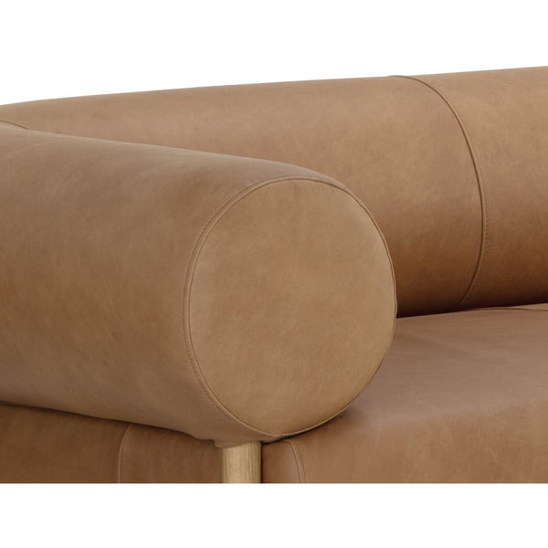 Home Fashion Bromley Leather Sofa Ludlow Sesame