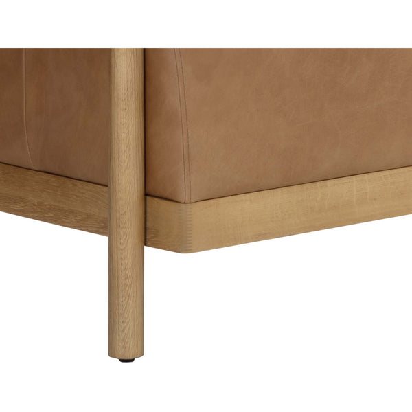 Home Fashion Bromley Leather Sofa Ludlow Sesame