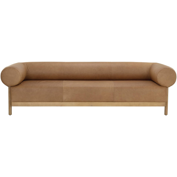 home fashion Bromley Leather Sofa Ludlow Sesame