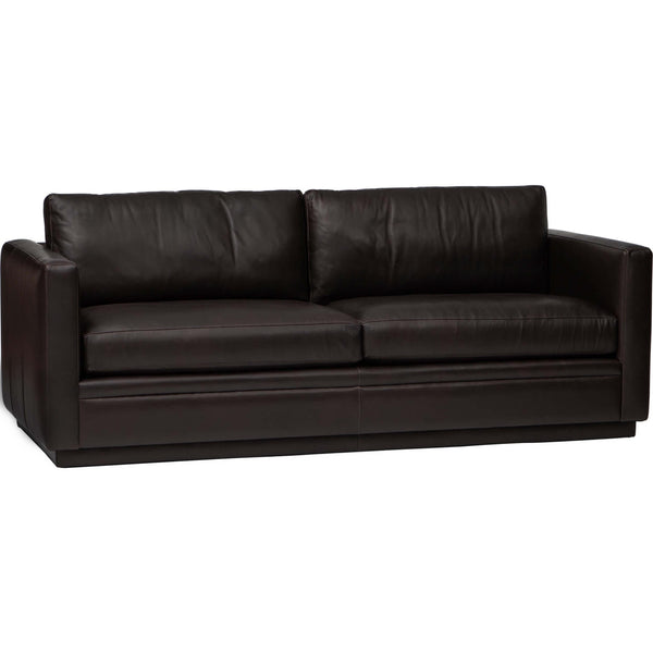 Home Fashion Bronson Leather Sofa Lewis Nougat