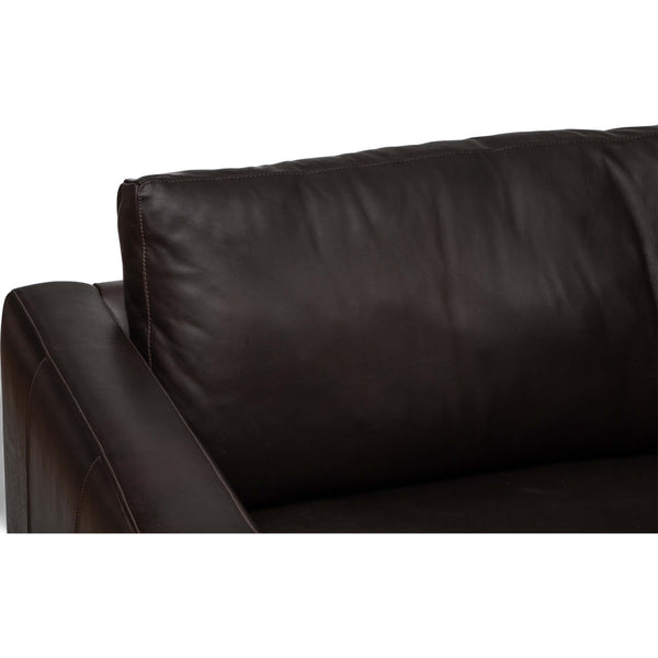 Home Fashion Bronson Leather Sofa Lewis Nougat