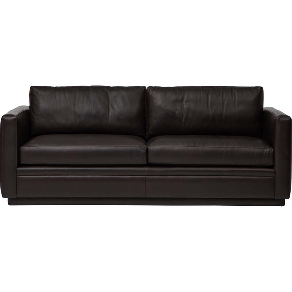 home fashion Bronson Leather Sofa Lewis Nougat