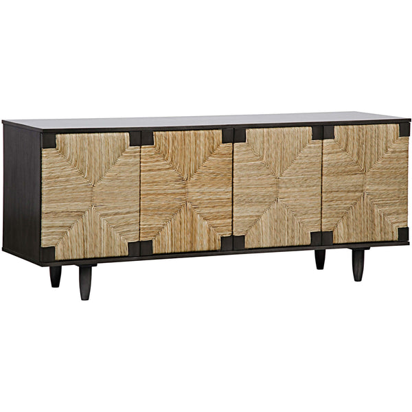 home fashion Brook 4 Door Sideboard Mahogany