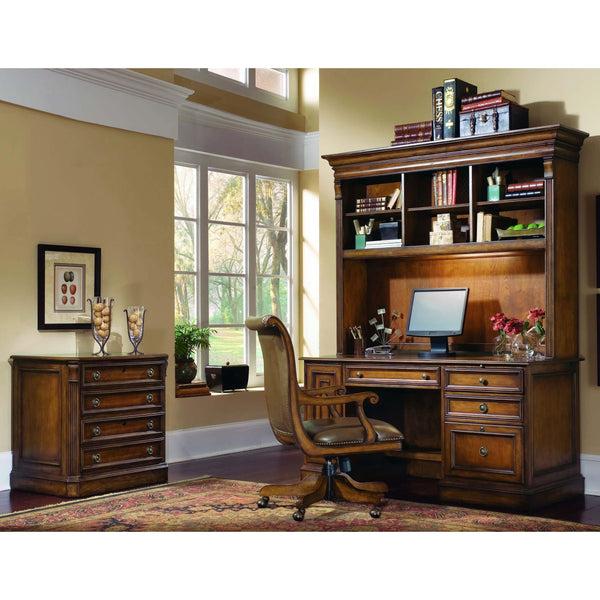 Home Fashion Brookhaven Desk Chair Medium Wood