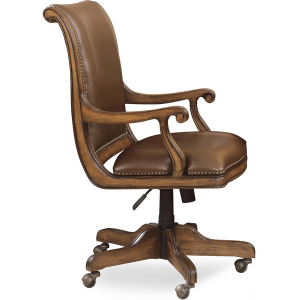 home fashion Brookhaven Desk Chair Medium Wood
