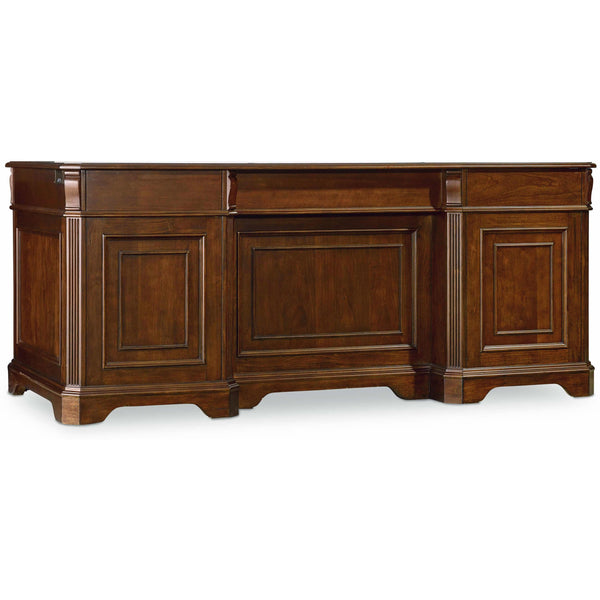 Home Fashion Brookhaven Executive Desk Medium Wood