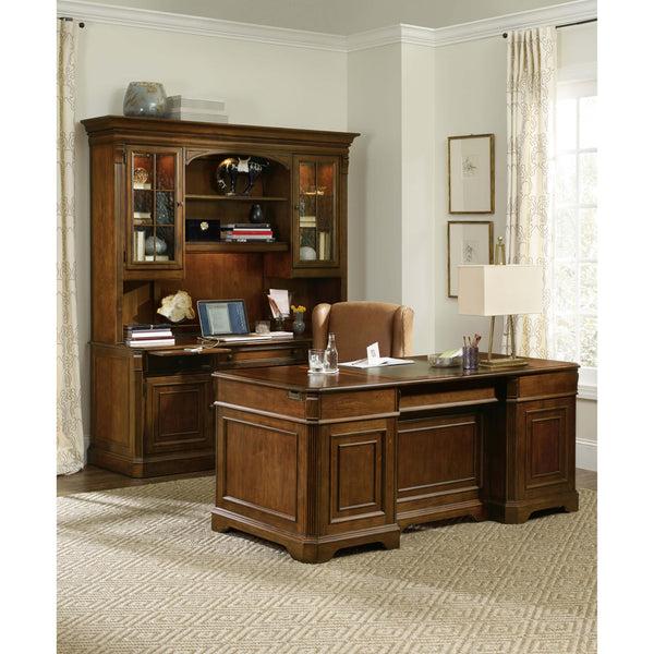 Home Fashion Brookhaven Executive Desk Medium Wood