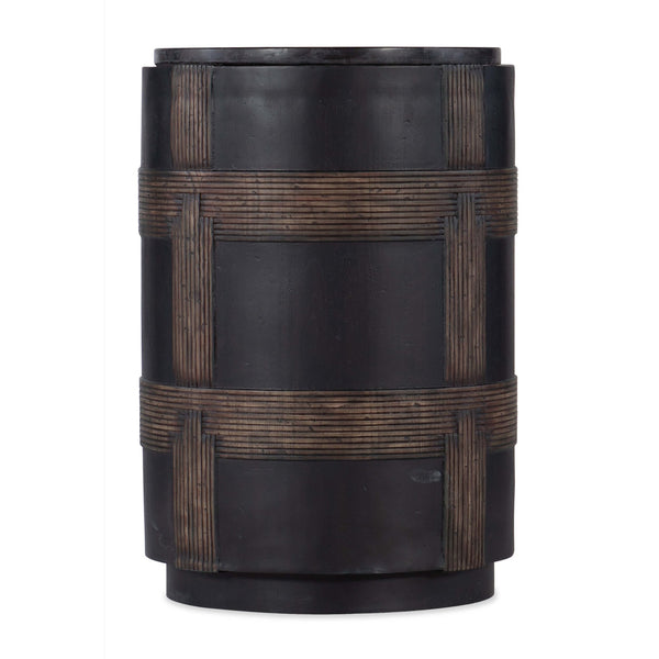 home fashion Burbank Round Accent Table Dark Brown