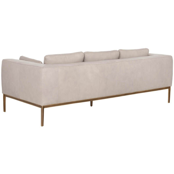 Home Fashion Burr Leather Sofa Bali Bone