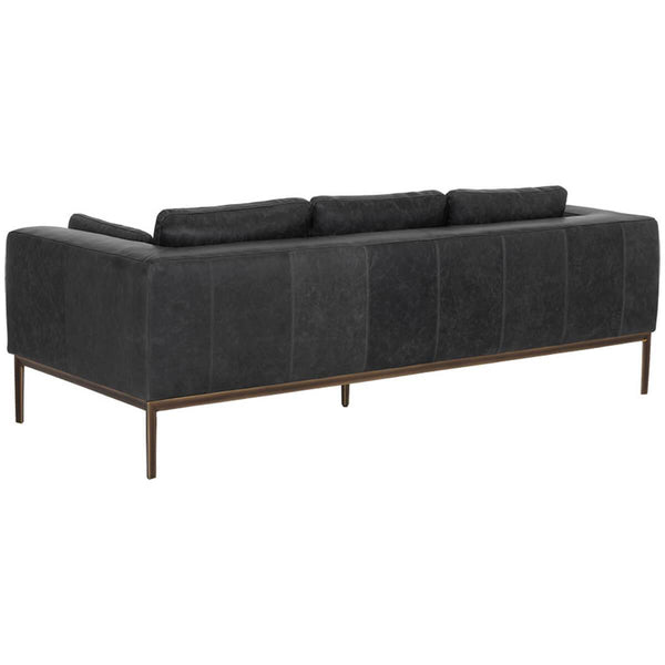 Home Fashion Burr Leather Sofa Serbia Black
