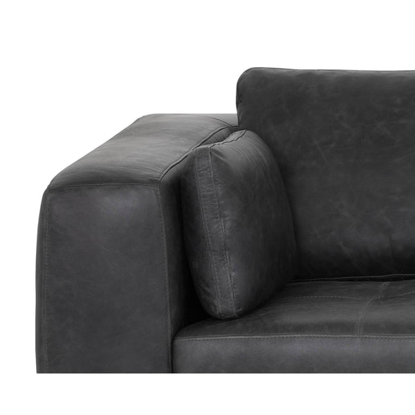 Home Fashion Burr Leather Sofa Serbia Black