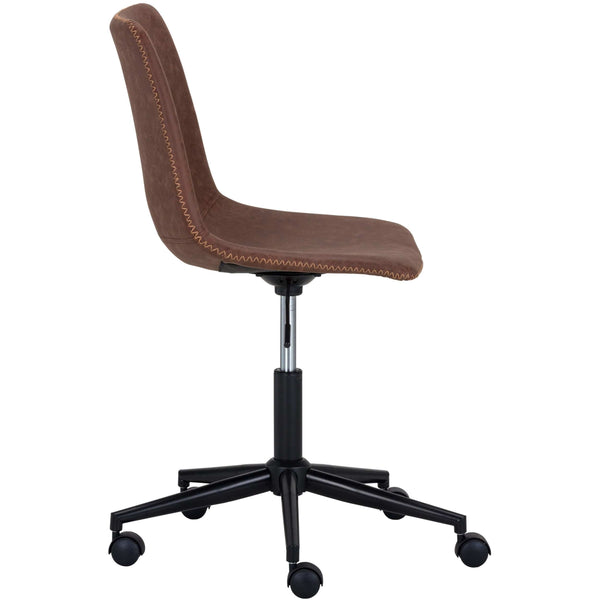 Home Fashion Cal Office Chair Antique Brown