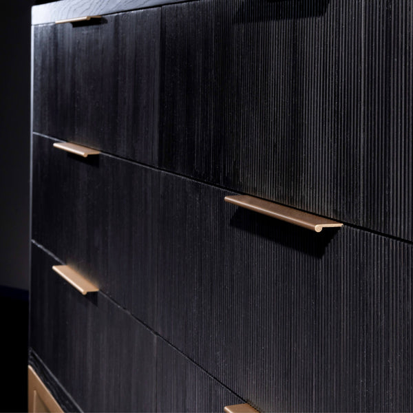 Home Fashion Caleb 6 Drawer Dresser Onyx Oak