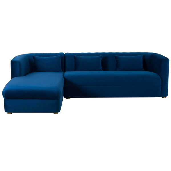 Home Fashion Callie Sectional LAF Navy