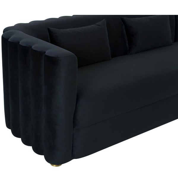 Home Fashion Callie Sectional RAF Black