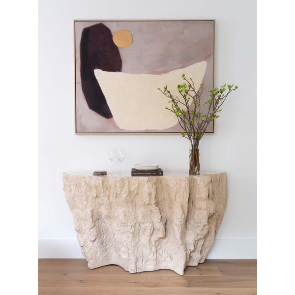 Home Fashion Camilla Fossilized Clam Console Table