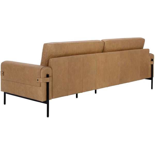Home Fashion Camus Leather Sofa Ludlow Sesame