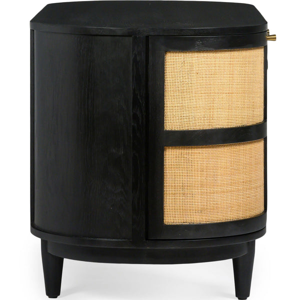 Home Fashion Canggu Cane Desk Charcoal