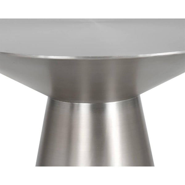 Home Fashion Carmel Side Table Brushed Stainless