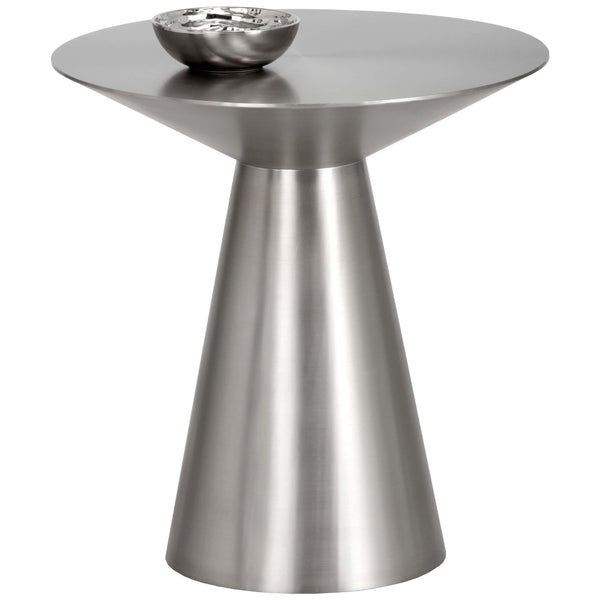Home Fashion Carmel Side Table Brushed Stainless