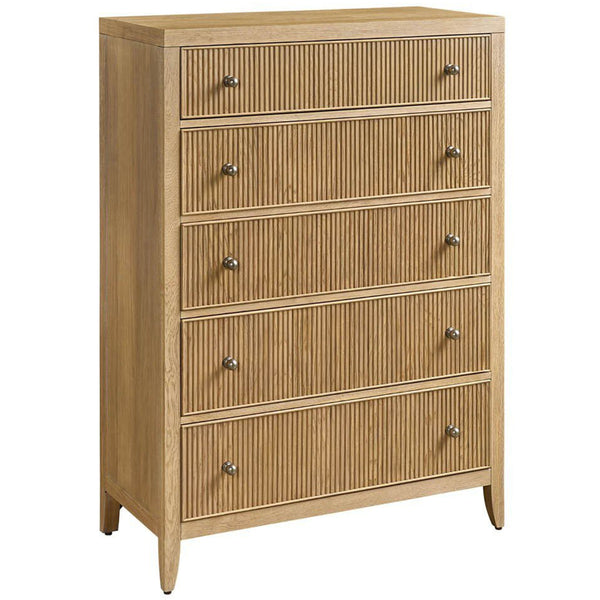 home fashion Carmen 5 Drawer Chest Skylark