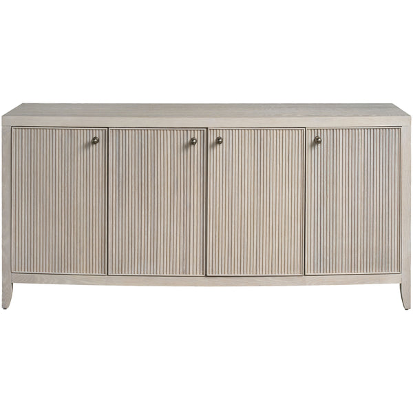 Home Fashion Carmen Credenza White Oak